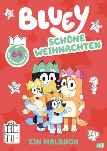 Bluey Weihnachtsmalbuch